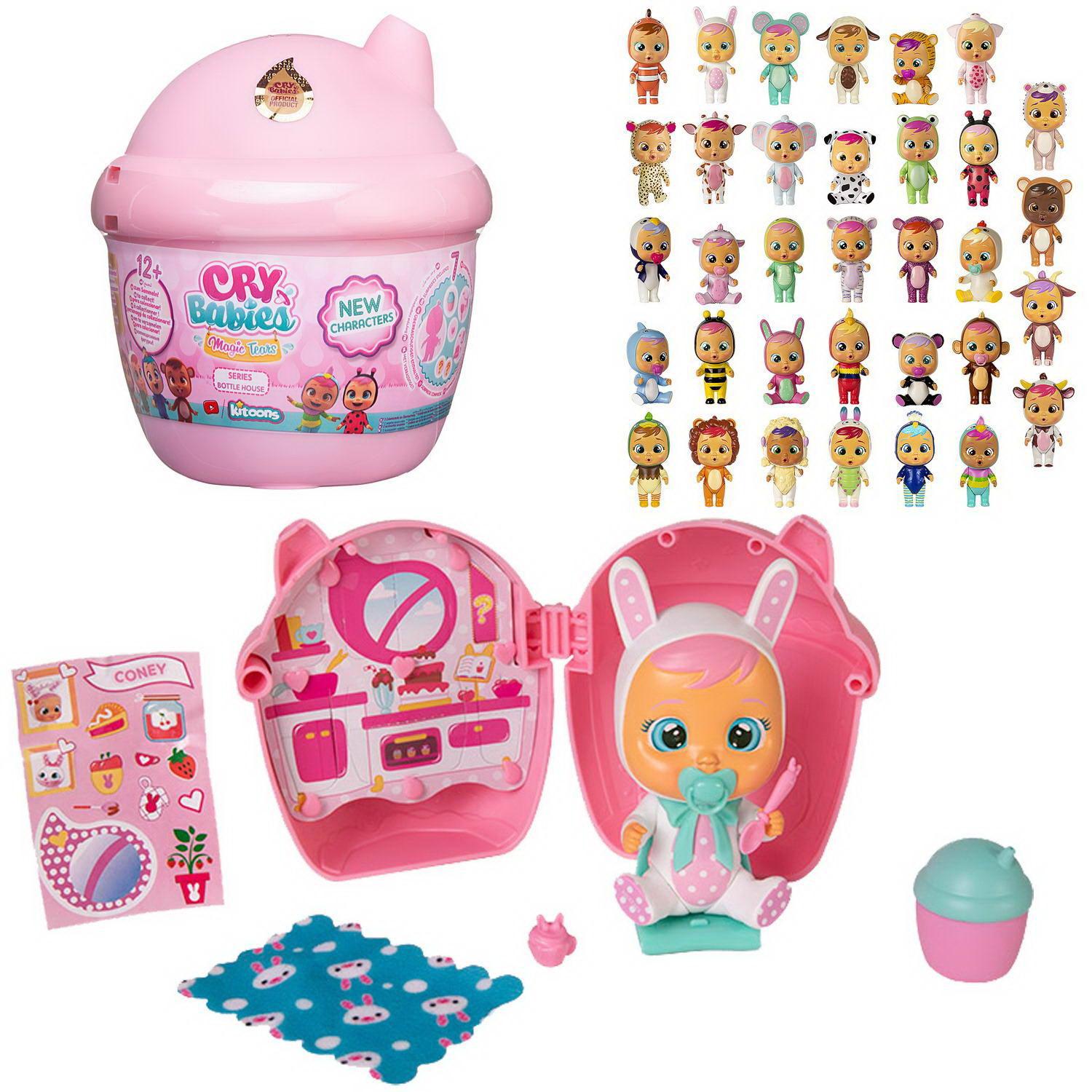 Кукла IMC Toys Cry Babies Magic Tears в комплекте с домиком и аксессуарами, Розовый