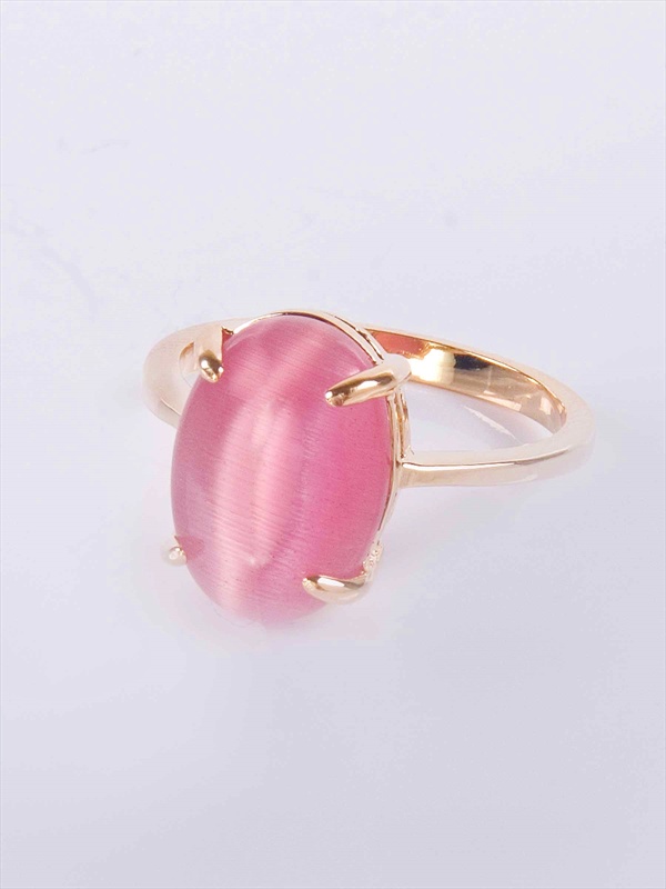 

Кольцо из бижутерного сплава р. 18 Lotus Jewelry 3023R-11CA-pink, кошачий глаз, 3023R-11CA-pink