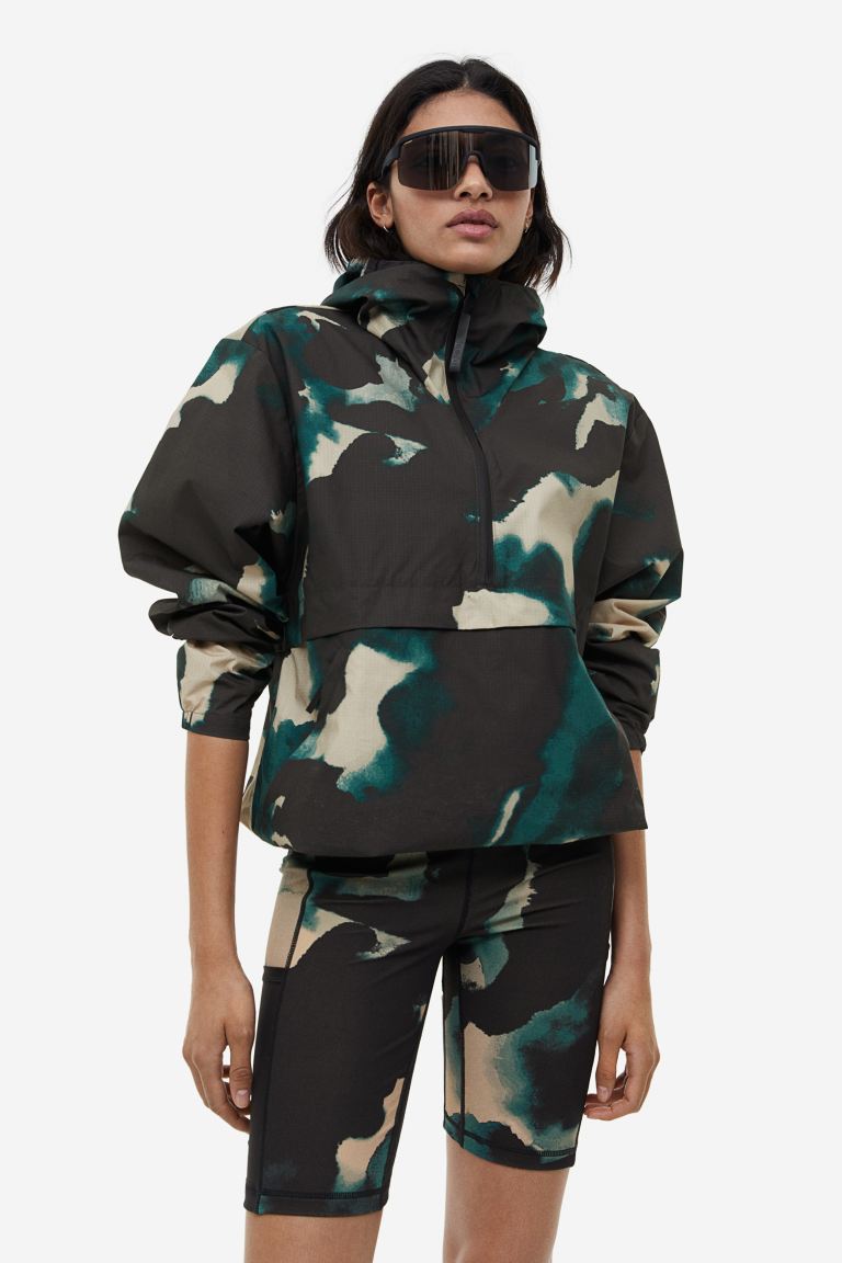 

Ветровка женская H&M 1123779003 зеленая XL (доставка из-за рубежа), Зеленый, 1123779003