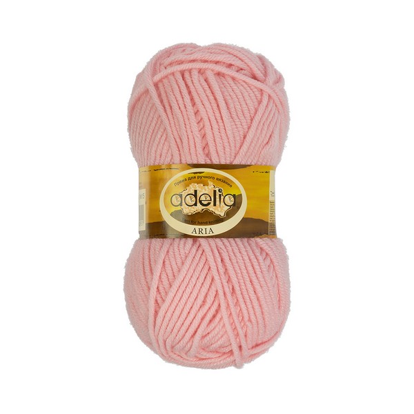 

Пряжа ADELIA ARIA 5 шт. в упак. цвет №15 св.розовый ARIA-№15 св.розовый, 100 м от, Aria