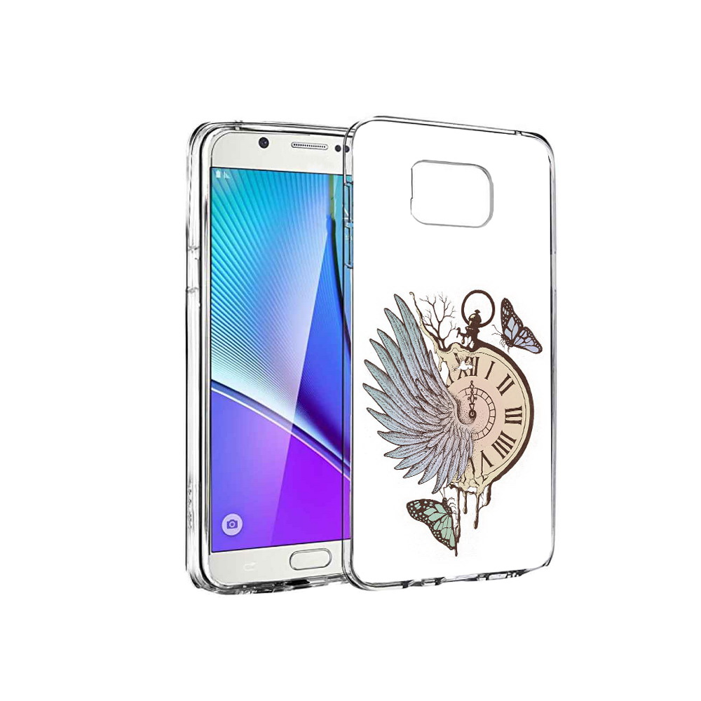 Чехол MyPads Tocco для Samsung Galaxy Note 5 страинные часы с крылом