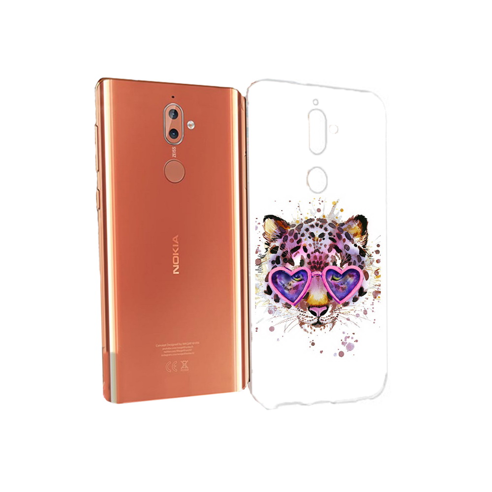 

Чехол MyPads Tocco для Nokia 9 модный леопард (PT126479.94.480), Прозрачный, Tocco