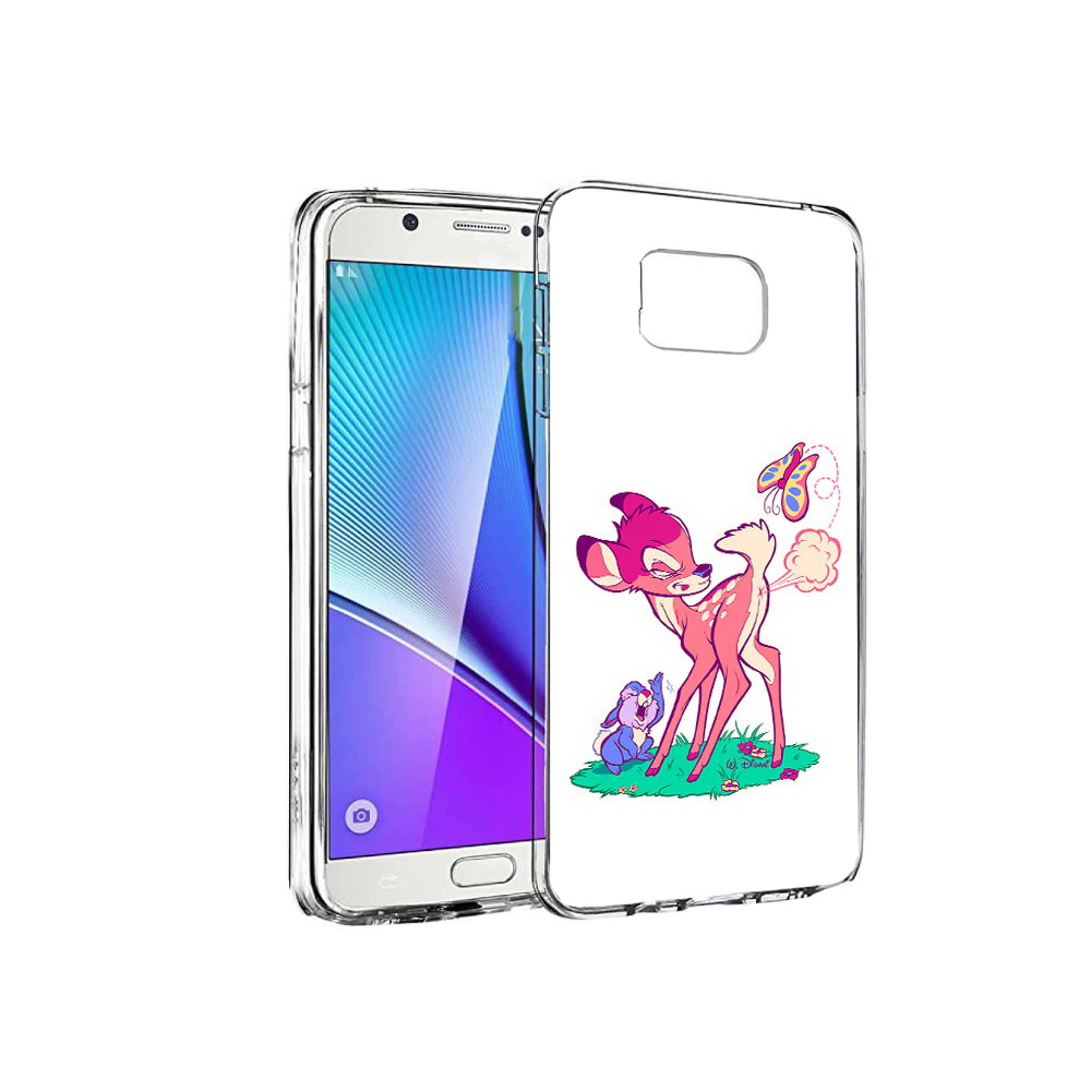 

Чехол MyPads Tocco для Samsung Galaxy Note 5 смешной олененок, Прозрачный, Tocco