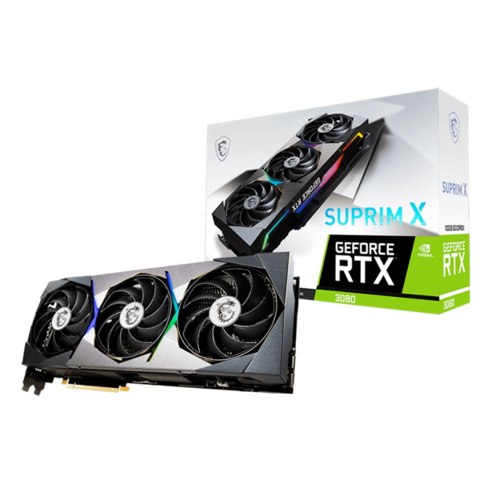 

Видеокарта MSI NVIDIA GeForce RTX 3080 SUPRIM X, Черный, GeForce RTX 3080 SUPRIM X