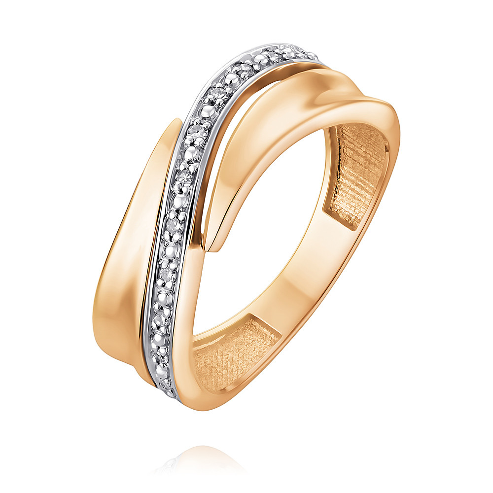 

Кольцо из красного золота с бриллиантом р. , ADAMAS 1418121-А500Д-41, 1418121-А500Д-41