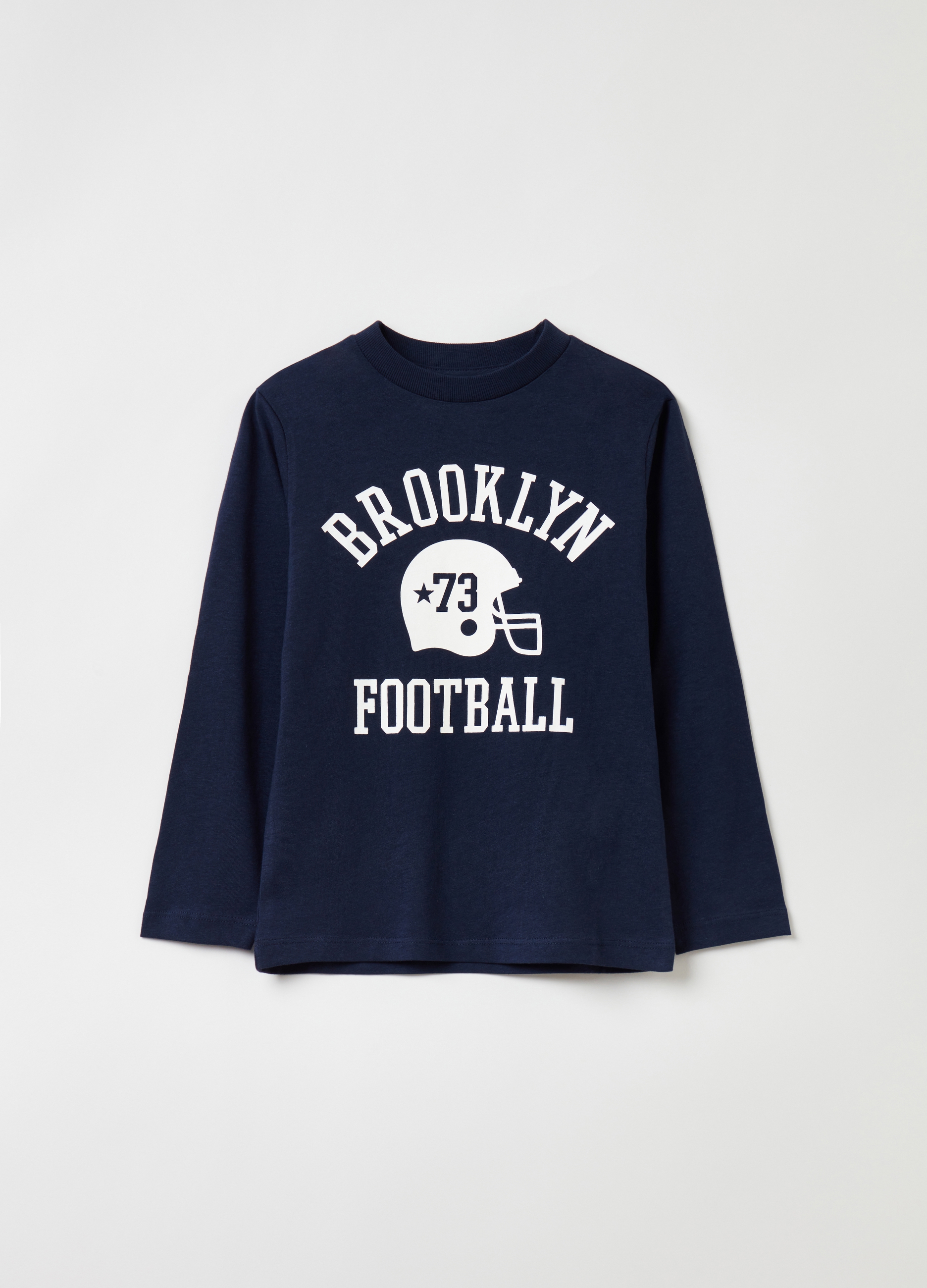 

Футболка OVS для мальчиков, синяя, 6-7 лет, 1829150, Синий, 1829150