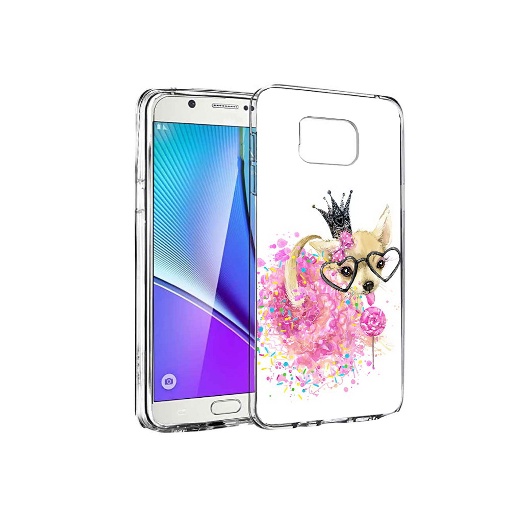 

Чехол MyPads Tocco для Samsung Galaxy Note 5 сладкая принцесса, Прозрачный, Tocco
