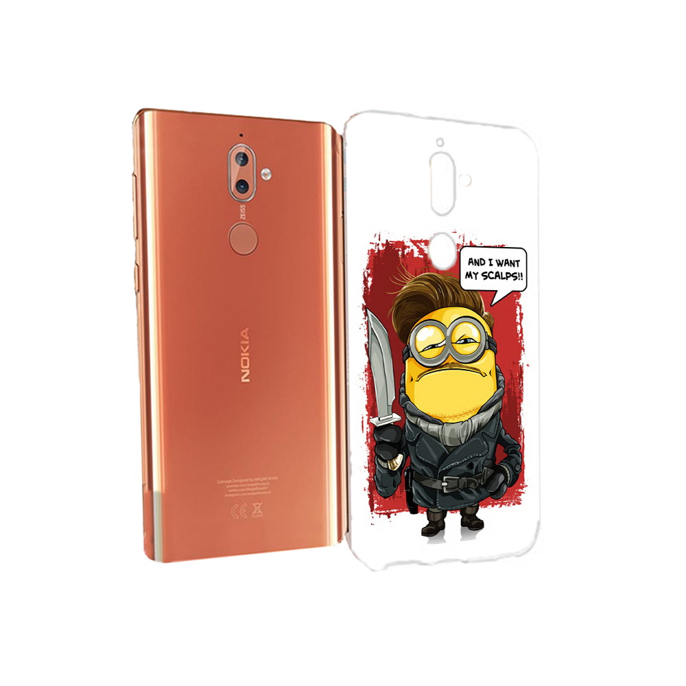 

Чехол MyPads Tocco для Nokia 9 миньон убийца (PT126479.94.477), Прозрачный, Tocco
