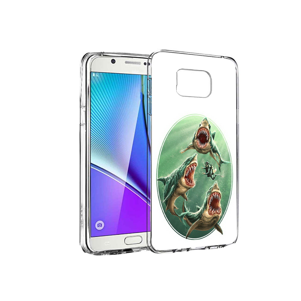 

Чехол MyPads Tocco для Samsung Galaxy Note 5 синяя бездна, Прозрачный, Tocco