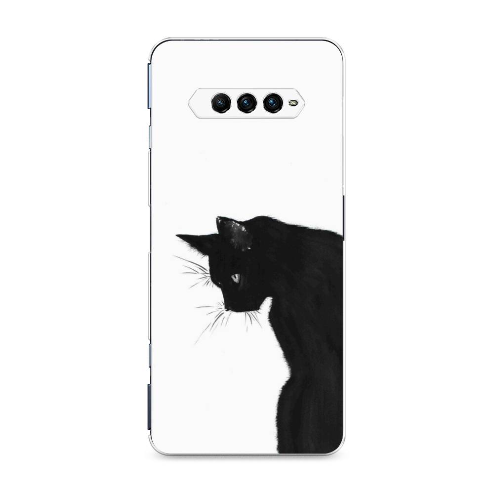 

Чехол Awog на Xiaomi Black Shark 4 pro "Black cat", Черный;белый, 317650-1
