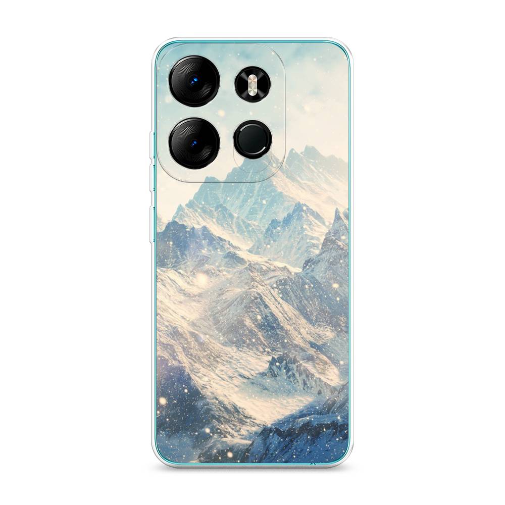

Чехол Awog на Tecno Pop 7 Pro "Горы 4", Голубой, 303450-4