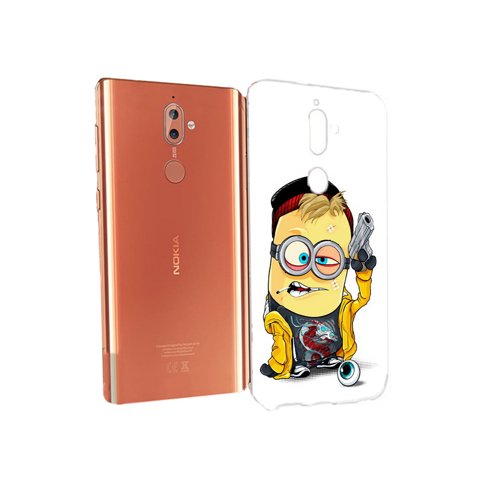 

Чехол MyPads Tocco для Nokia 9 миньон бандит (PT126479.94.475), Прозрачный, Tocco