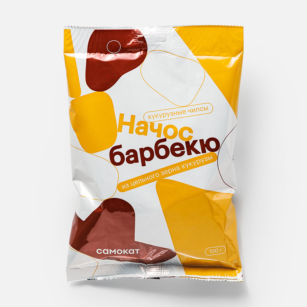 Чипсы Самокат Начос кукурузные со вкусом барбекю 100 г 95₽