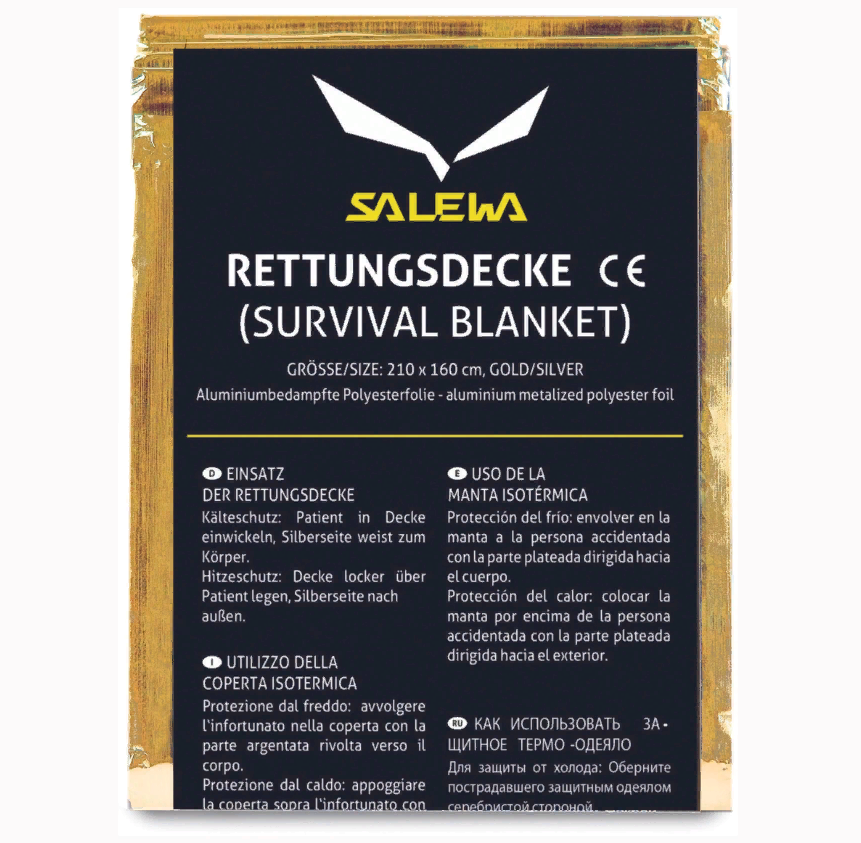 Спасательное Одеяло Salewa Rescue Blanket Gold/Silver