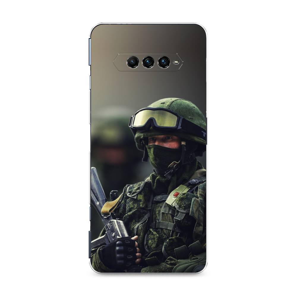 

Чехол Awog на Xiaomi Black Shark 4 pro "Солдат", Зеленый;серый, 317650-5