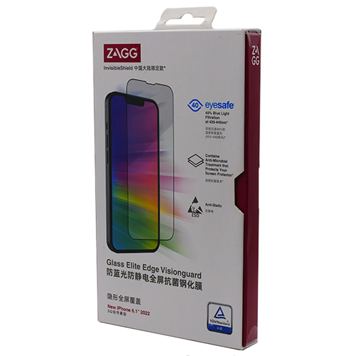 Защитное стекло Zagg для iPhone 14, Glass ELite Edge Visionguard