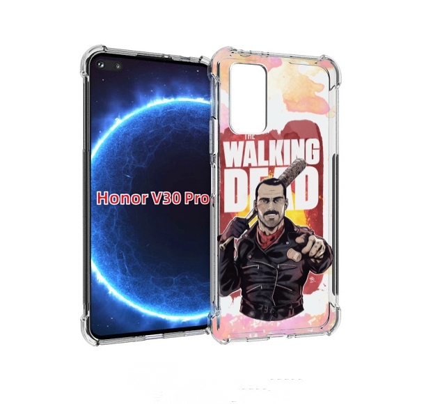 

Чехол бампер MyPads ниган-смит для Honor V30 Pro, Прозрачный, Tocco