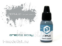 

F51 Pacific88 Краска акриловая Серый средний (Medium Grey) Объем: 10 мл.