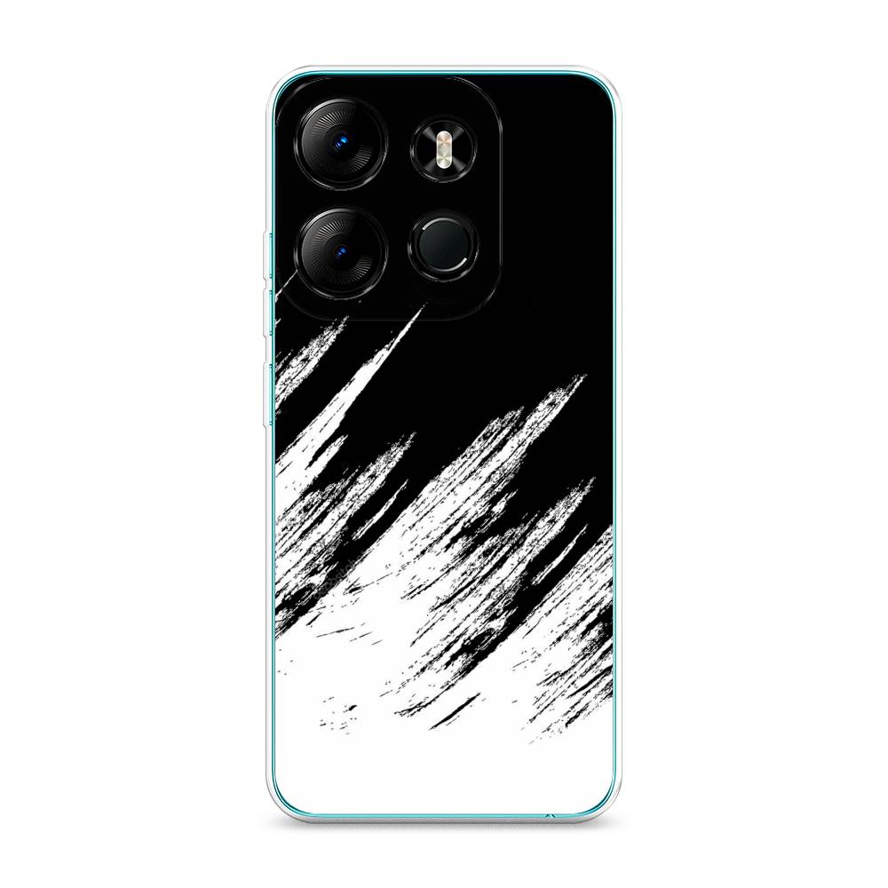 

Чехол Awog на Tecno Pop 7 Pro "Черно белые брызги", Черный;белый;бежевый, 303450-3