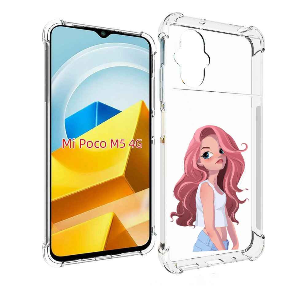 

Чехол MyPads Tocco для Xiaomi M5 Мультяшный-арт-девушки женский, Прозрачный, Tocco