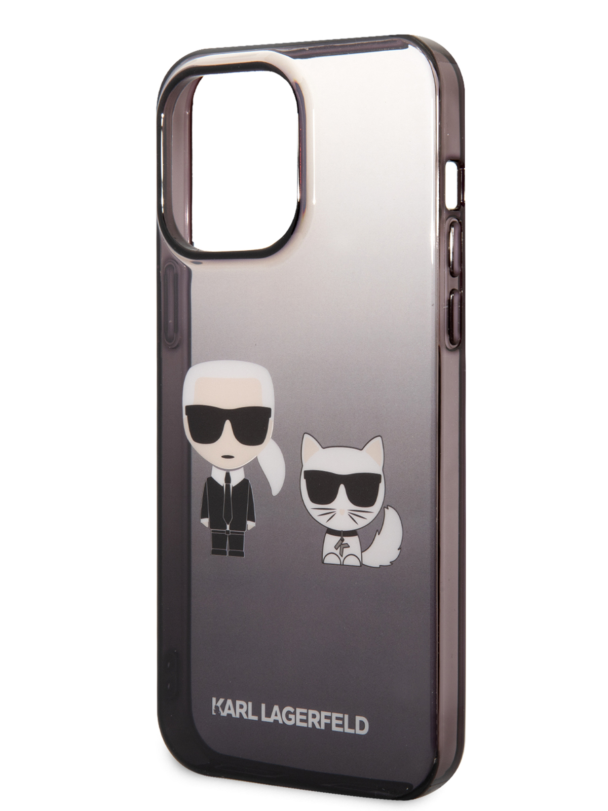 Чехол Karl Lagerfeld для iPhone 14 Pro Max с принтом, Black