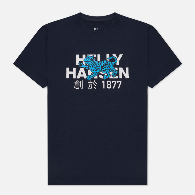 

Футболка мужская Helly Hansen 65851-597 синяя L, 65851-597