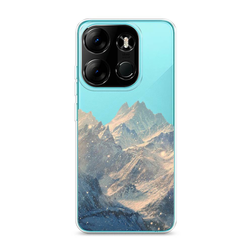 

Чехол Awog на Tecno Pop 7 Pro "Горы арт 2", Серый, 303450-10