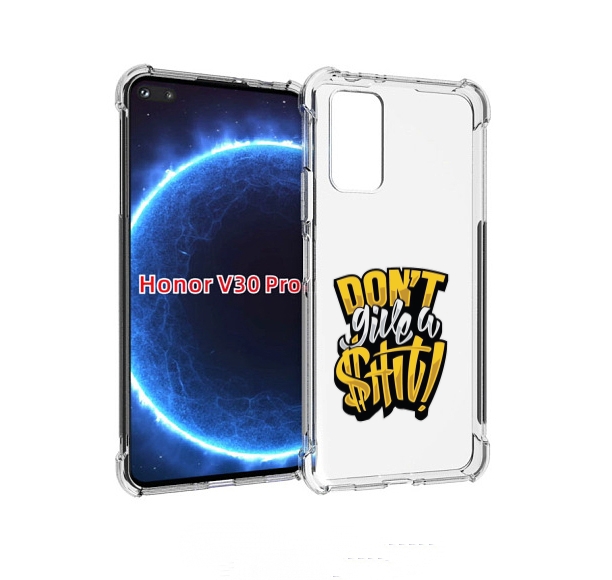

Чехол бампер MyPads не давай шит для Honor V30 Pro, Прозрачный, Tocco
