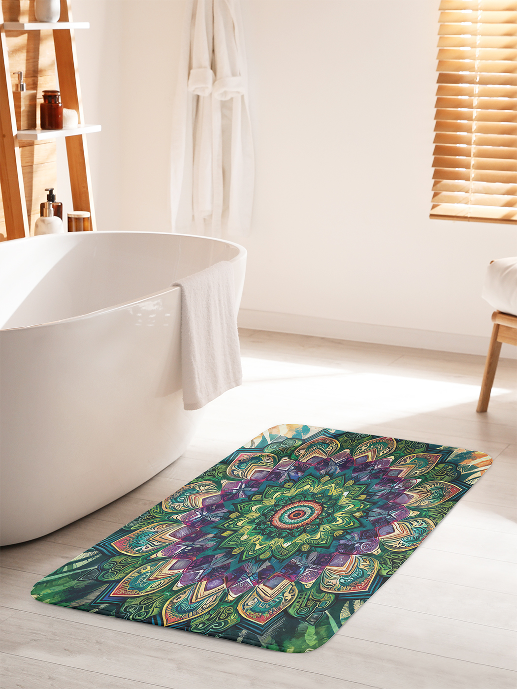 

Коврик для ванной туалета душа JoyArty "Калейдоскоп в иллюзии", bath_sd3266_60x100