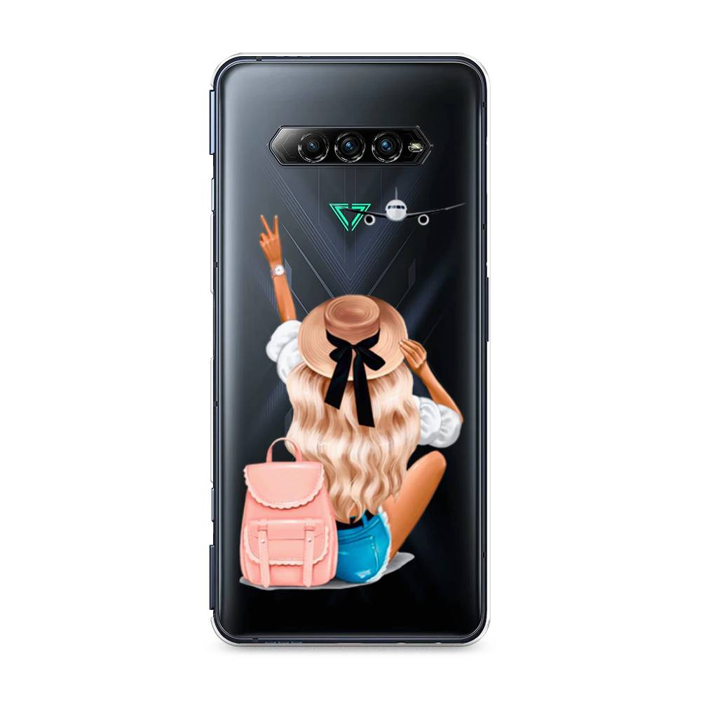 

Чехол Awog на Xiaomi Black Shark 4 pro "Автостопом самолетом", Бежевый;белый, 317650-7