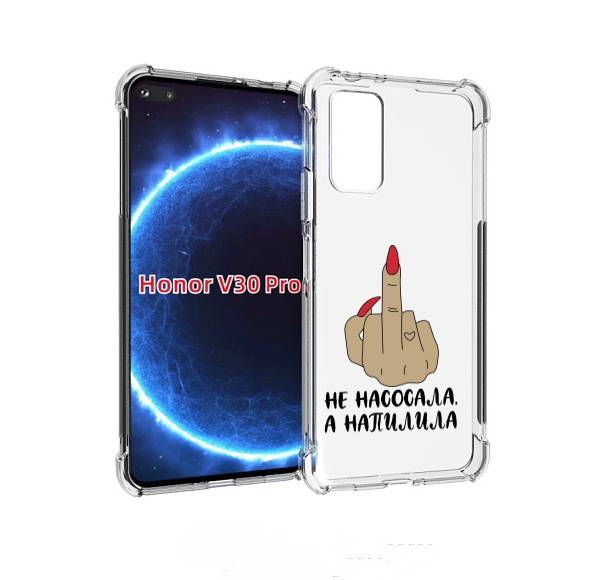 

Чехол бампер MyPads напилила для Honor V30 Pro, Прозрачный, Tocco