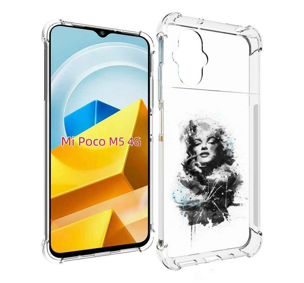 

Чехол MyPads Tocco для Xiaomi M5 Мерлин Монро загадочная женский, Прозрачный, Tocco