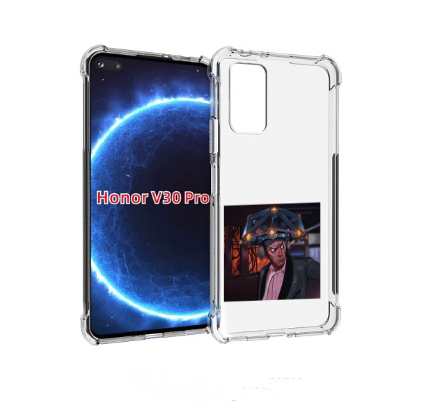 

Чехол бампер MyPads назад-в-будущее для Honor V30 Pro, Прозрачный, Tocco