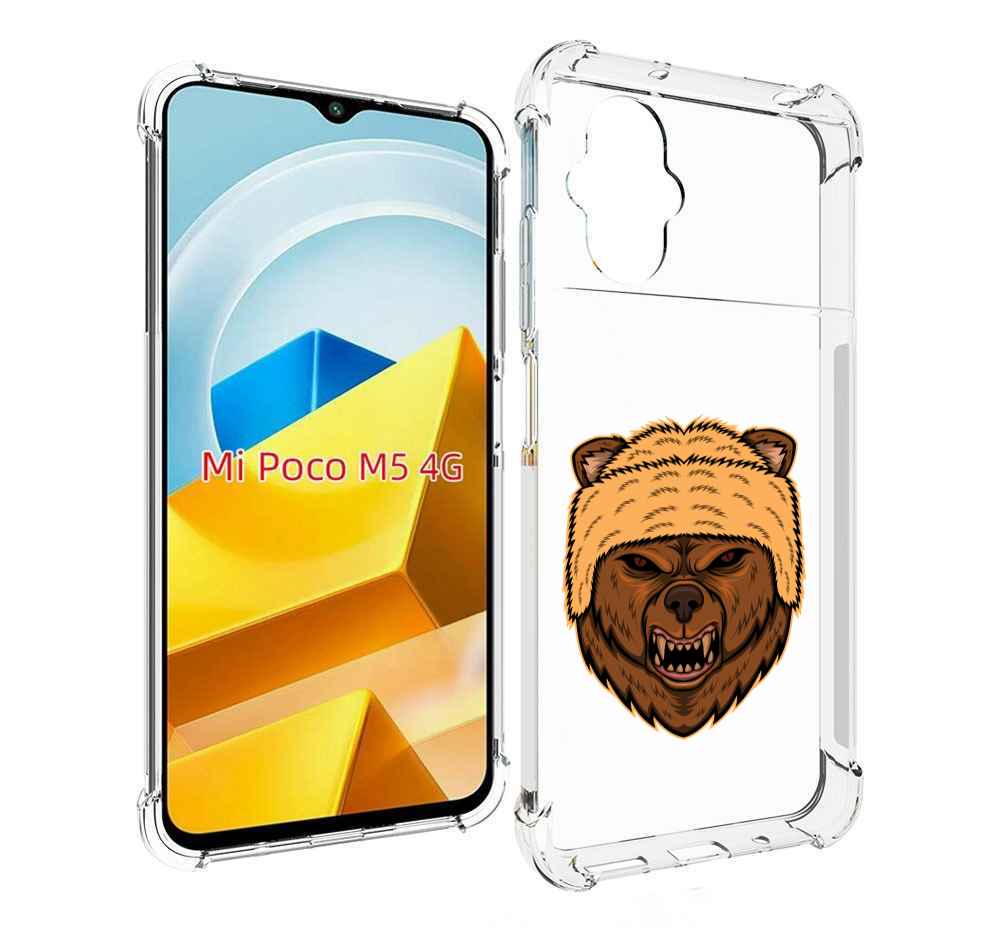 

Чехол MyPads Tocco для Xiaomi M5 Медведь-в-шапке, Прозрачный, Tocco