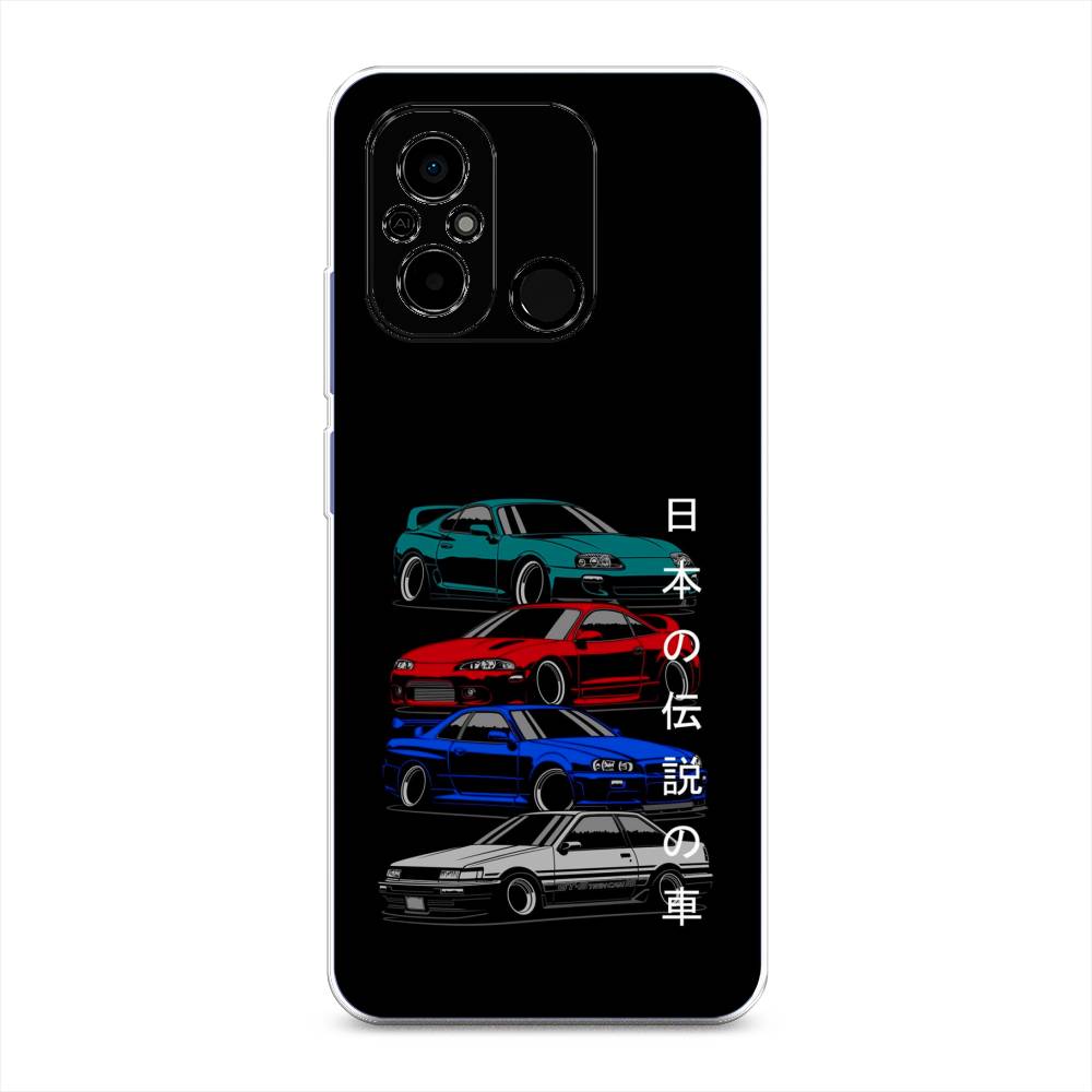 

Чехол Awog на Poco C55 "JDM Legend cars", Зеленый;красный;синий, 318250-5
