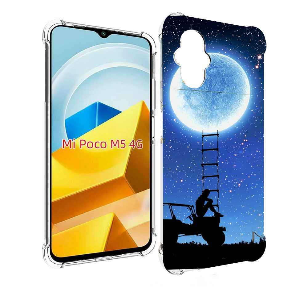 

Чехол MyPads Tocco для Xiaomi M5 Машина-на-лун, Прозрачный, Tocco