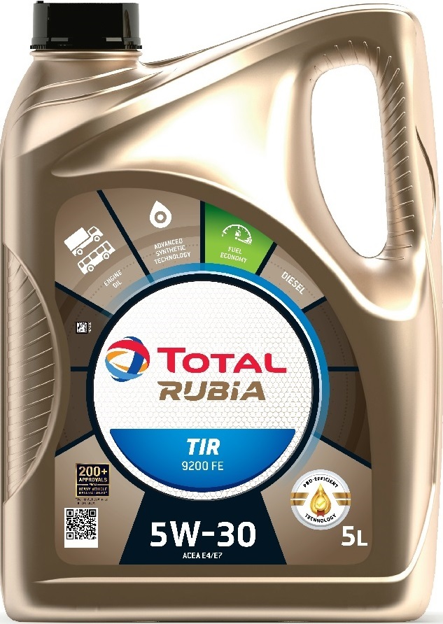 Моторное масло Total Rubia TIR 9200 FE 5W30 5л 10500₽