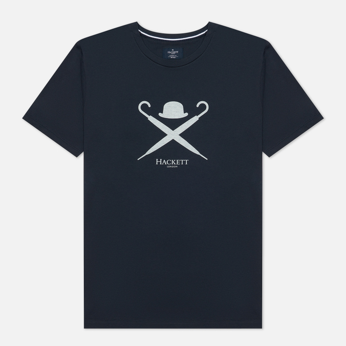 

Футболка мужская Hackett HM500627-5EZ синяя XS, HM500627-5EZ