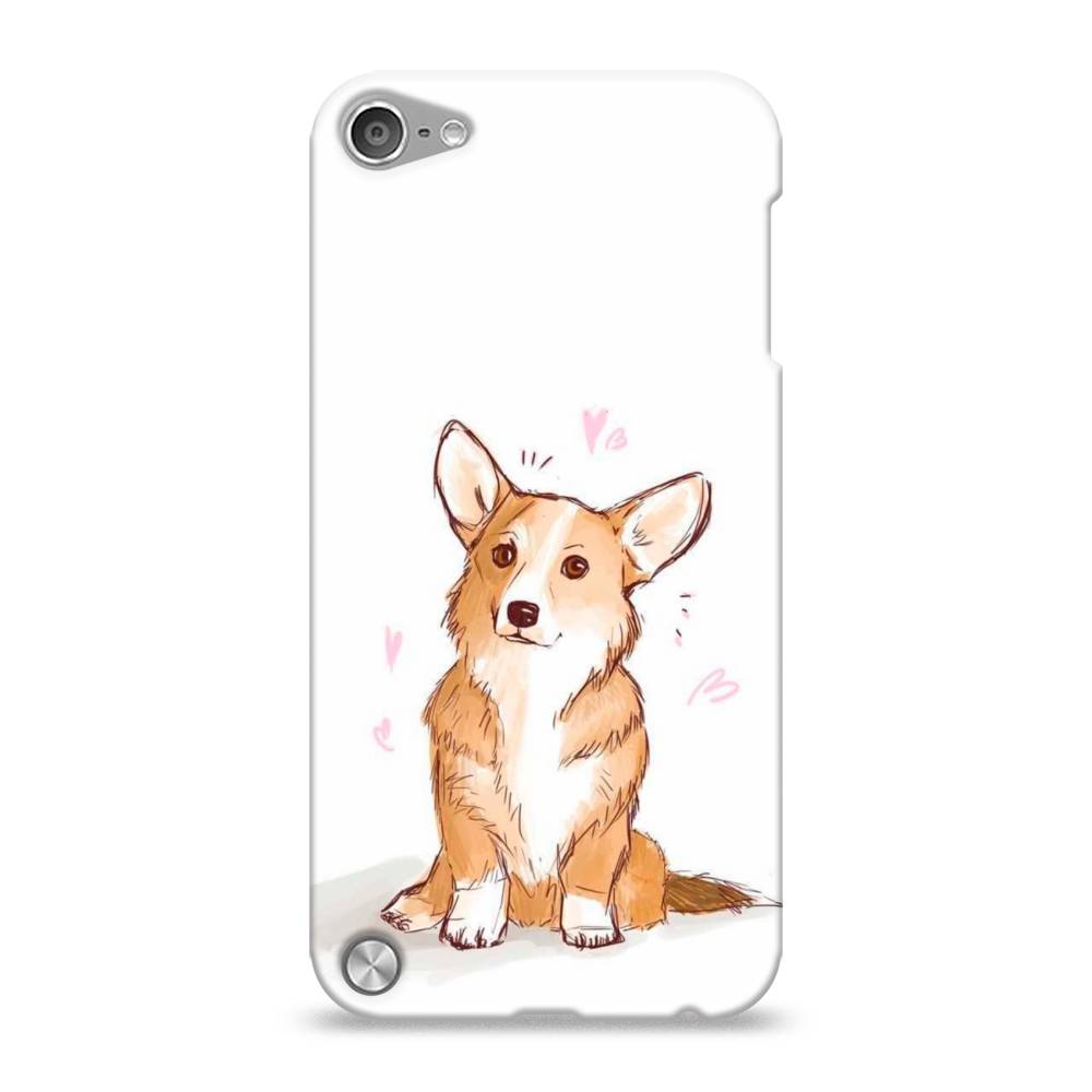 

Пластиковый чехол "Корги любовь" на Apple iPod Touch, 11120-1