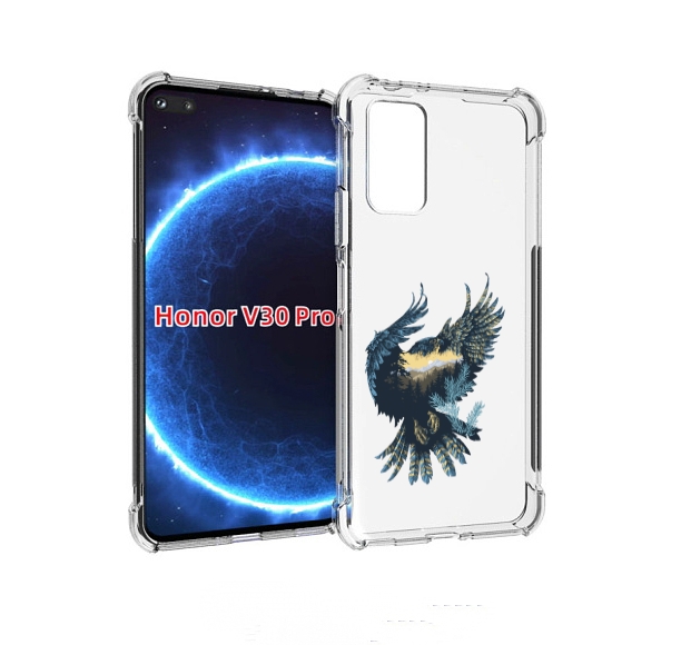 

Чехол бампер MyPads мирок в соколе для Honor V30 Pro, Прозрачный, Tocco