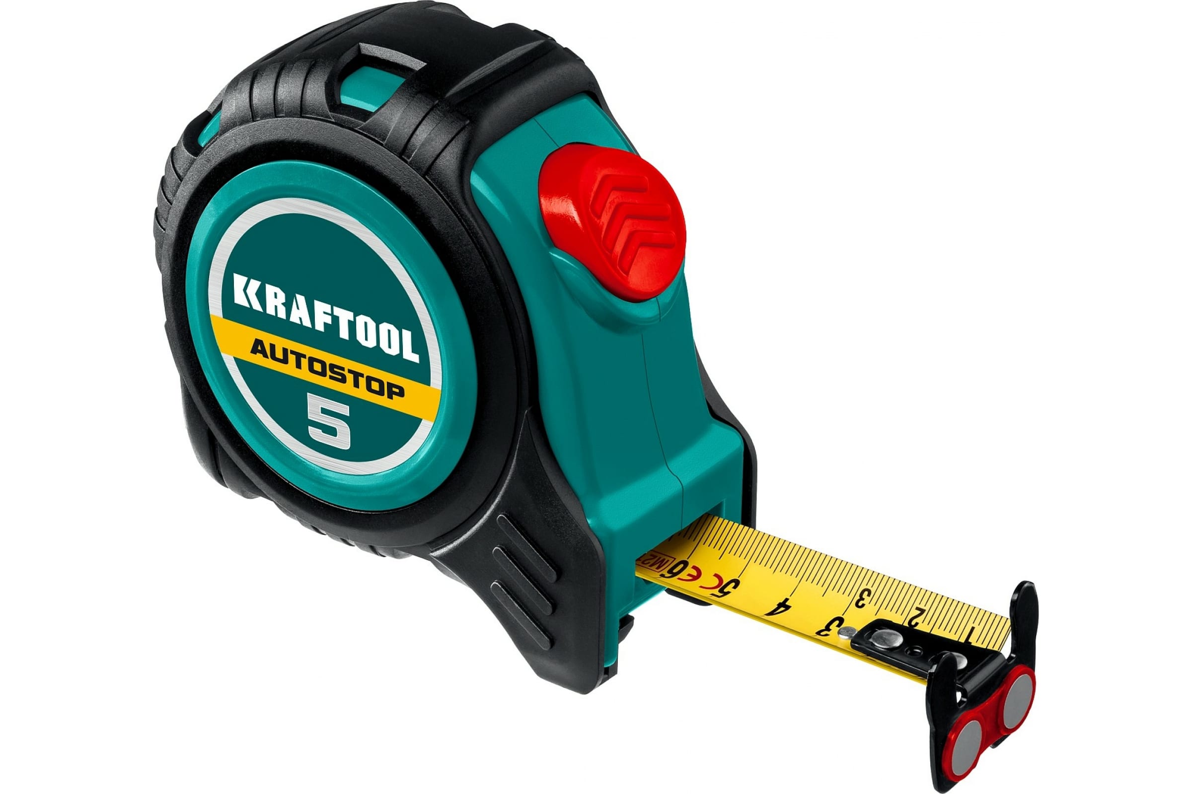 Профессиональная рулетка с автостопом Kraftool AutoStop 5м / 25мм