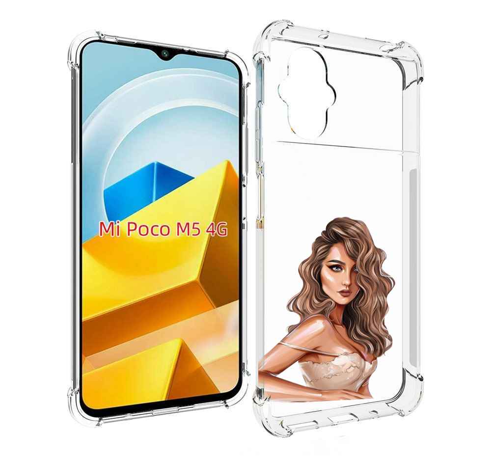 

Чехол MyPads Tocco для Xiaomi M5 Кудрявая-девушка женский, Прозрачный, Tocco