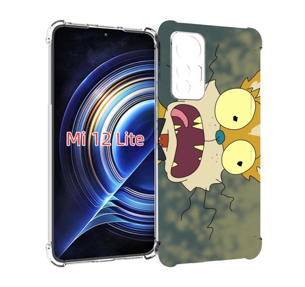 

Чехол MyPads пугливый кот для Xiaomi 12 Lite, Прозрачный, Tocco