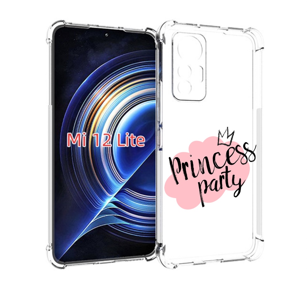 

Чехол MyPads принцессная-вечеринка для Xiaomi 12 Lite, Прозрачный, Tocco