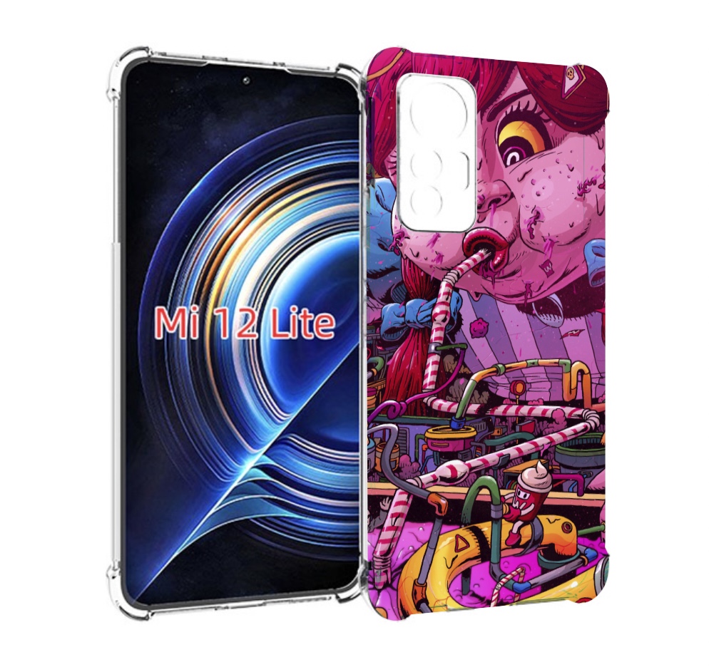 

Чехол MyPads прикольная сладкая картинка для Xiaomi 12 Lite, Прозрачный, Tocco