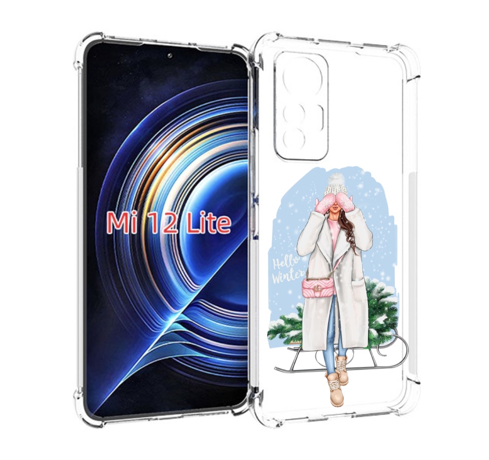 

Чехол MyPads привет-зима женский для Xiaomi 12 Lite, Прозрачный, Tocco