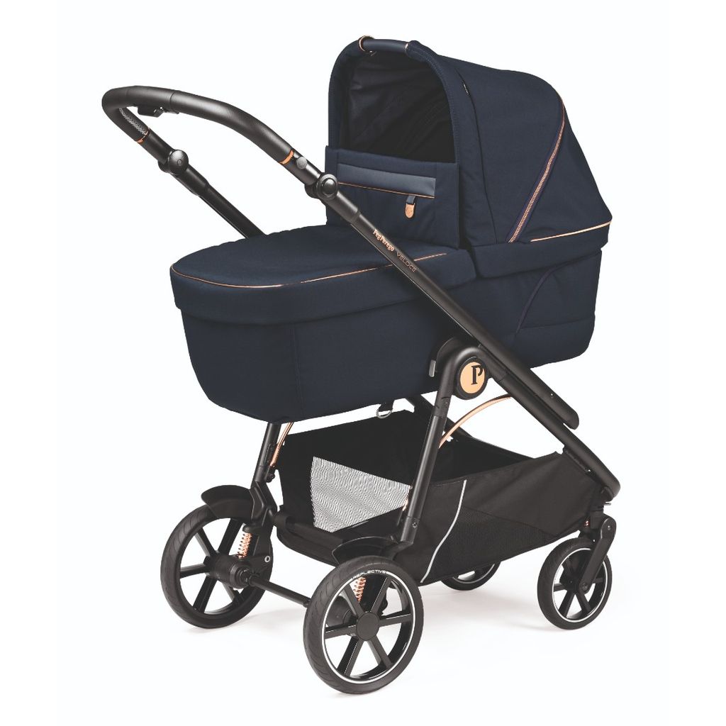 Коляска 2 в 1 Peg Perego Veloce Combo Blue Shine Special edition