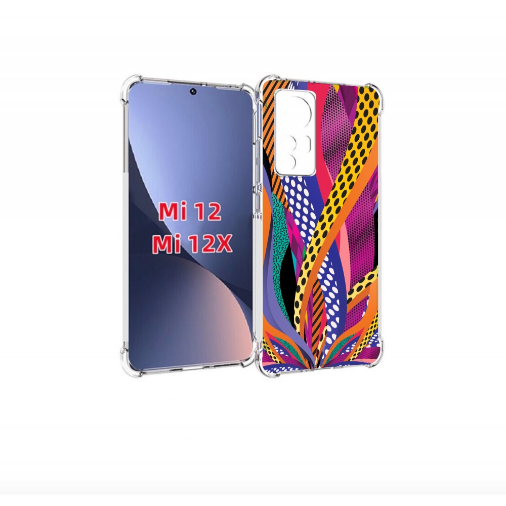 

Чехол бампер MyPads разноцветные щупальца для Xiaomi 12., Прозрачный, Tocco