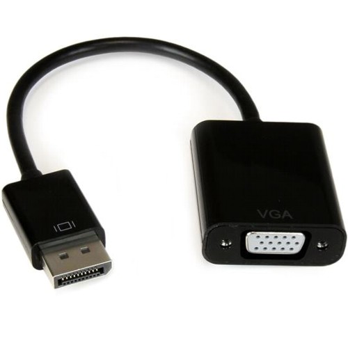 Видео адаптер Orient C308 DisplayPort на VGA F кабель 0.2 метра, чёрный