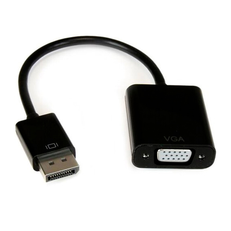 Адаптер Orient DisplayPort - VGA вилка-розетка 0.2м (C308) черный